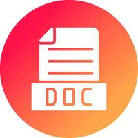 Doc Creative Icon Design vector