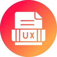 Ux Format Creative Icon Design vector