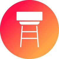 Stool Creative Icon Design vector