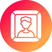 Portrait Creative Icon Design vector