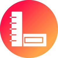 Ruler Creative Icon Design vector