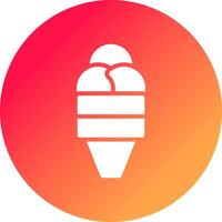 Ice Cream Creative Icon Design vector