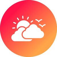 Good Weather Creative Icon Design vector