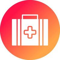 First Aid Kit Creative Icon Design vector