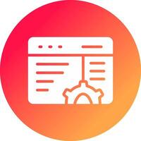 Browser Creative Icon Design vector