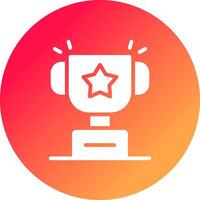 Trophy Creative Icon Design vector