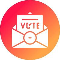 Vote Creative Icon Design vector