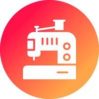 Sewing Machine Creative Icon Design vector