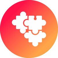 Puzzle Creative Icon Design vector