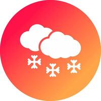 Snow Creative Icon Design vector