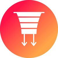 Funnel Creative Icon Design vector