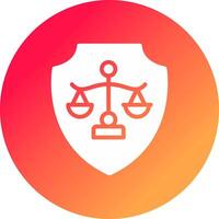 Justice Creative Icon Design vector