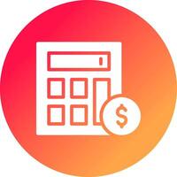 Accountant Creative Icon Design vector