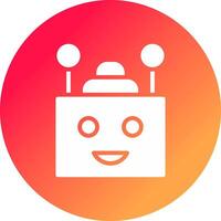 Chatbot Creative Icon Design vector