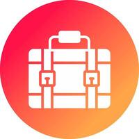 Suitcase Creative Icon Design vector