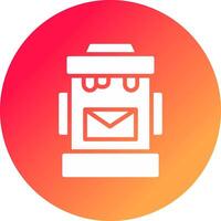 Postbox Creative Icon Design vector