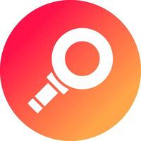 Magnifying Creative Icon Design vector