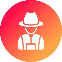 Farmer Creative Icon Design vector