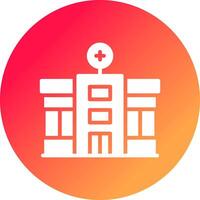 diseño de icono creativo de hospital vector