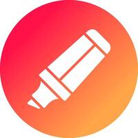 Highlighter Creative Icon Design vector