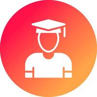 Graduate Creative Icon Design vector