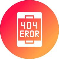 Error Creative Icon Design vector