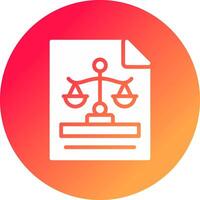 Justice Creative Icon Design vector