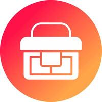 Fish Cooler Creative Icon Design vector