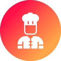 diseño de icono creativo de chef vector