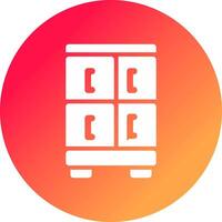 Office Locker Creative Icon Design vector