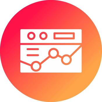 Web Analytics Creative Icon Design vector