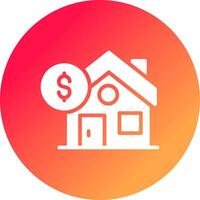 Mortgage Creative Icon Design vector