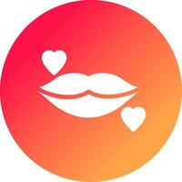 Lips Creative Icon Design vector