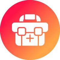 First Aid Kit Creative Icon Design vector