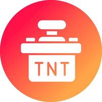 diseño de icono creativo tnt vector