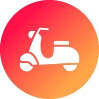 diseño de icono creativo de scooter vector