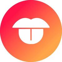 Tongue Creative Icon Design vector
