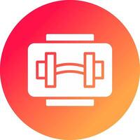 Gym Creative Icon Design vector