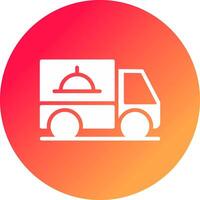 Delivery Van Creative Icon Design vector