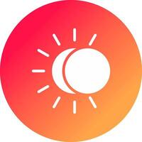 Eclipse Creative Icon Design vector