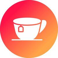 Tea Cup Creative Icon Design vector