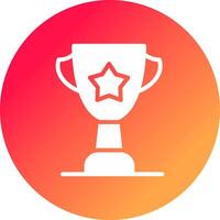 Trophy Creative Icon Design vector