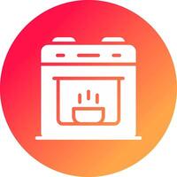 diseño de icono creativo de horno vector