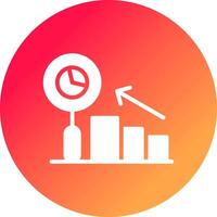 Predictive Analytics Creative Icon Design vector