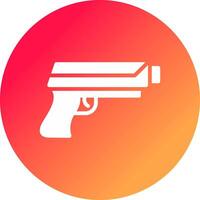 Gun Creative Icon Design vector