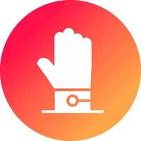 Glove Creative Icon Design vector