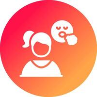Calm Down Creative Icon Design vector