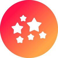 diseño de icono creativo de estrellas vector