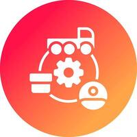 Supply Chain Creative Icon Design vector