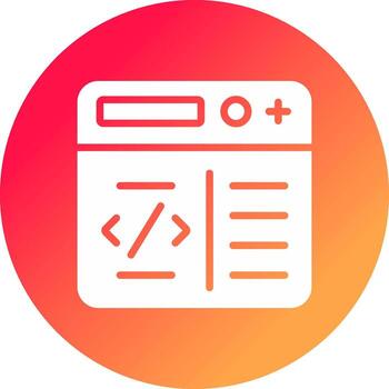 programación creativo icono diseño vector